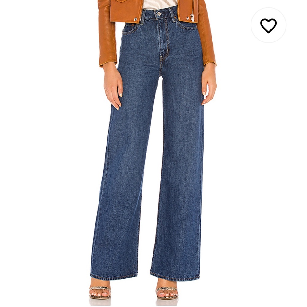 Levi's Ribcage Wide Leg Jean in High Times - Picture 8 of 10